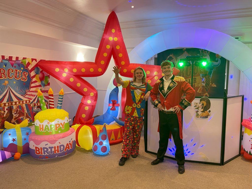 Childrens Entertainers Yateley Circus Party Two Entertainers