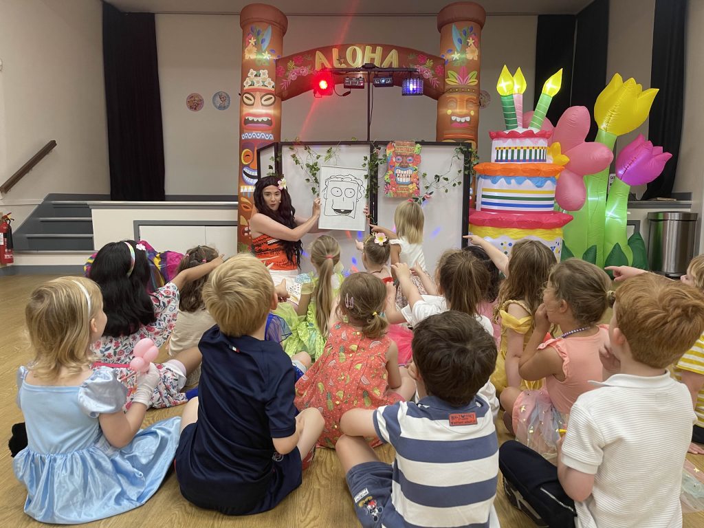 Magic drawing board childrens entertainer fleet magic show