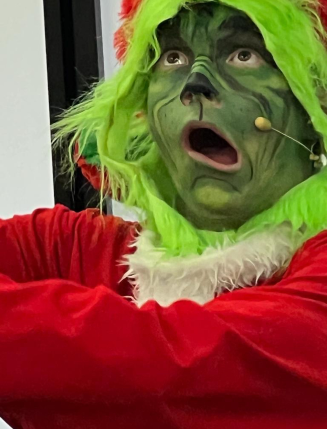 Grinchy Grinch Children's Party Entertainment Hampshire Berkshire Surrey Camberley Fleet Farnborough Frimley