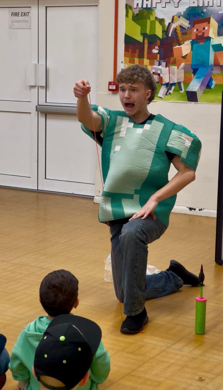 Steve entertainer leading party games for children
